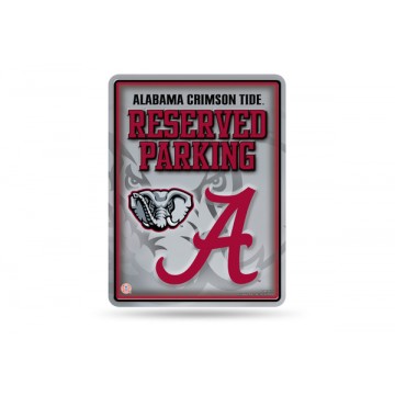 Alabama Crimson Tide Metal Parking Sign 